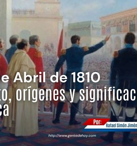 Cabildo de Caracas, escenario de los acontecimientos del 19 de abril de 1810, donde se gestó el inicio del proceso independentista venezolano.