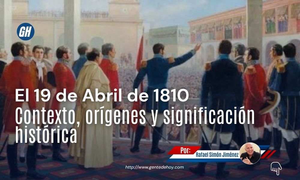 Cabildo de Caracas, escenario de los acontecimientos del 19 de abril de 1810, donde se gestó el inicio del proceso independentista venezolano.