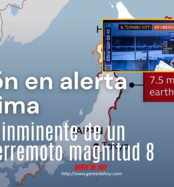 Monitoreo de emergencia: Pantallas de televisión en oficinas de Tokio muestran alertas de tsunami en vivo tras el fuerte sismo que sacudió la costa de Iwate este lunes.
