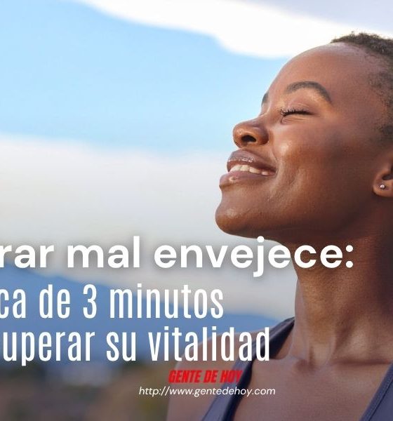 La correcta postura corporal es esencial para permitir que los pulmones se expandan totalmente y el oxígeno llegue a cada célula del cuerpo.