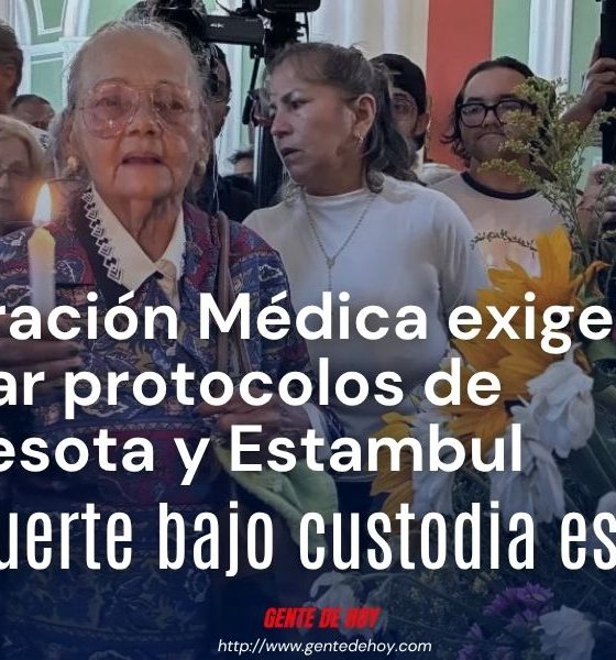 Carmen Navas falleció diez días después de conocer la muerte de su hijo bajo custodia estatal