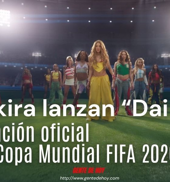Shakira y Burna Boy protagonizan el lanzamiento de “Dai Dai”, la canción oficial de la Copa Mundial FIFA 2026.
