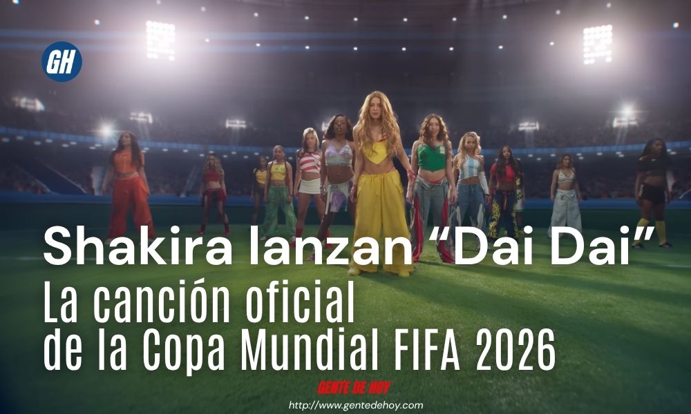 Shakira y Burna Boy protagonizan el lanzamiento de “Dai Dai”, la canción oficial de la Copa Mundial FIFA 2026.