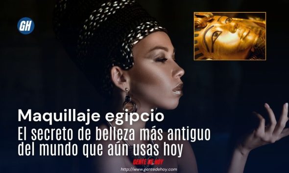 El característico delineado negro alargado hacia las sienes, símbolo del ojo de Horus. El maquillaje egipcio era arte, protección y espiritualidad fundidos en un solo trazo.