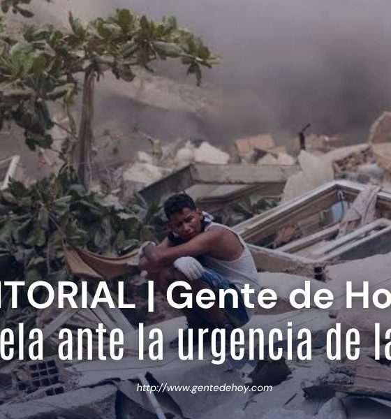 salvar vidas debe ser la única prioridad tras el doble sismo