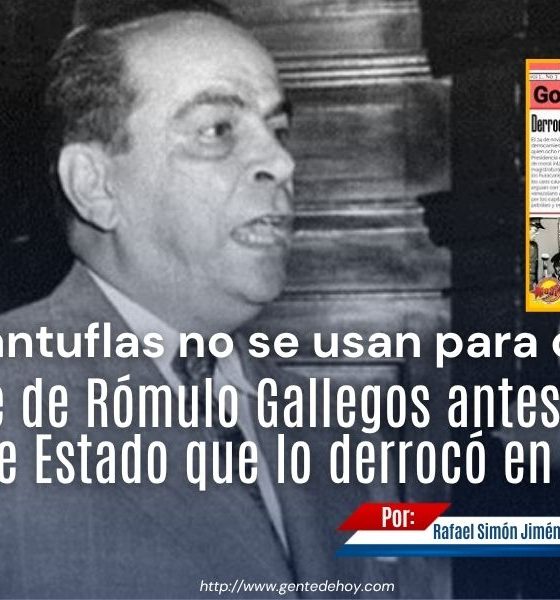 El golpe de Estado del 24 de noviembre de 1948 puso fin al gobierno constitucional de Rómulo Gallegos.
