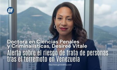 Desireé Vitale advierte que las emergencias humanitarias incrementan el riesgo de trata de personas y llama a proteger especialmente a niños, niñas y adolescentes mediante la actuación coordinada con las autoridades.