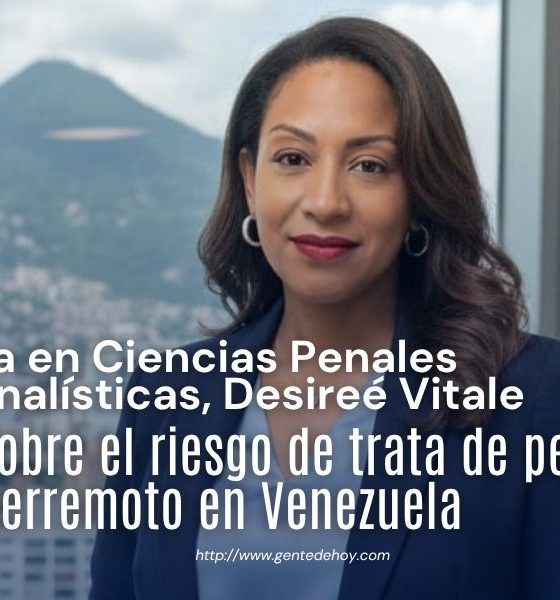 Desireé Vitale advierte que las emergencias humanitarias incrementan el riesgo de trata de personas y llama a proteger especialmente a niños, niñas y adolescentes mediante la actuación coordinada con las autoridades.