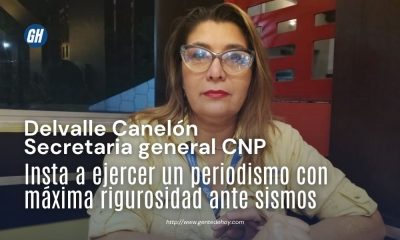 Delvalle Canelón, secretaria general del CNP, expone los criterios éticos obligatorios para la cobertura de emergencias