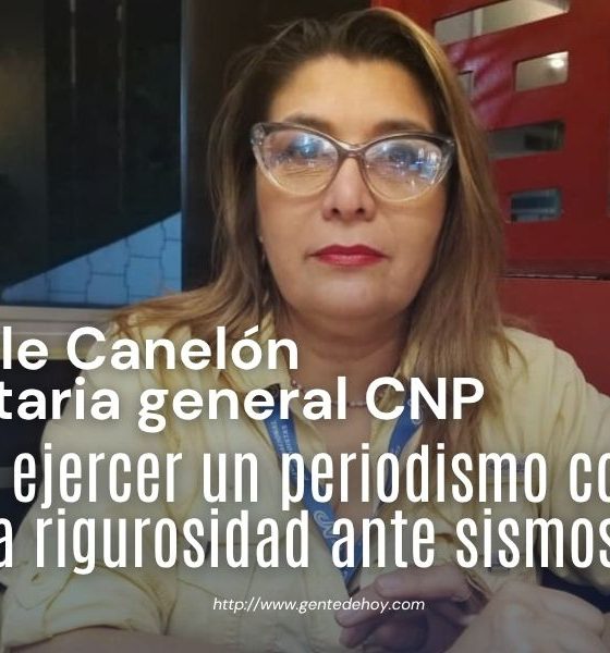 Delvalle Canelón, secretaria general del CNP, expone los criterios éticos obligatorios para la cobertura de emergencias