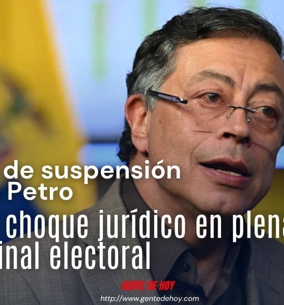 Gustavo Petro rechazó las versiones sobre una eventual separación del cargo en medio de la campaña electoral.