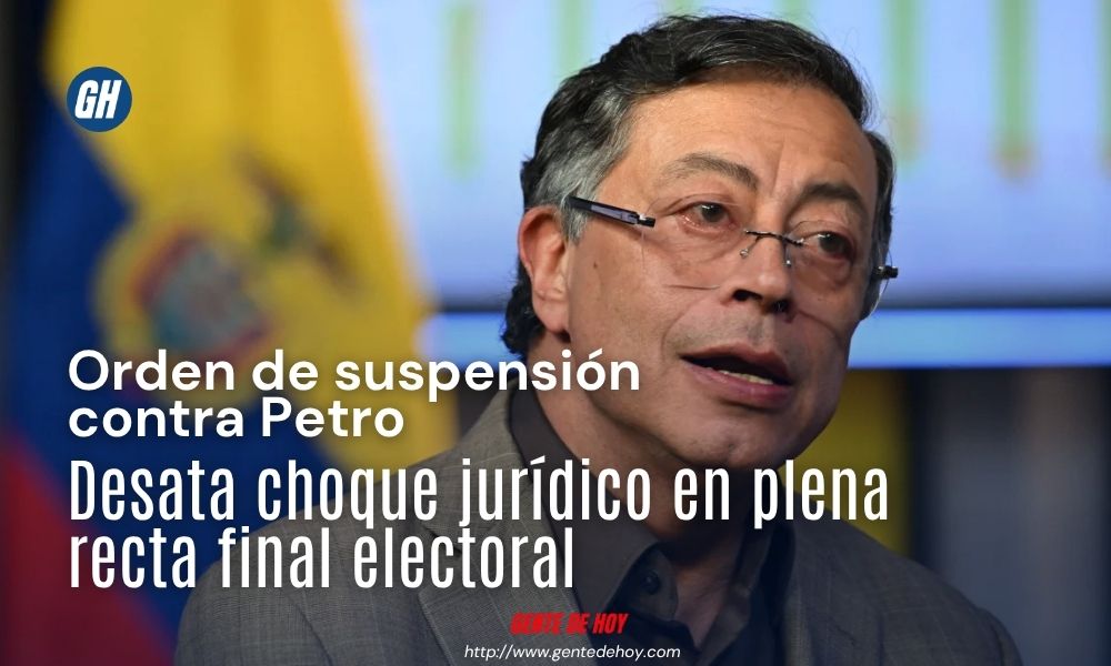 Gustavo Petro rechazó las versiones sobre una eventual separación del cargo en medio de la campaña electoral.
