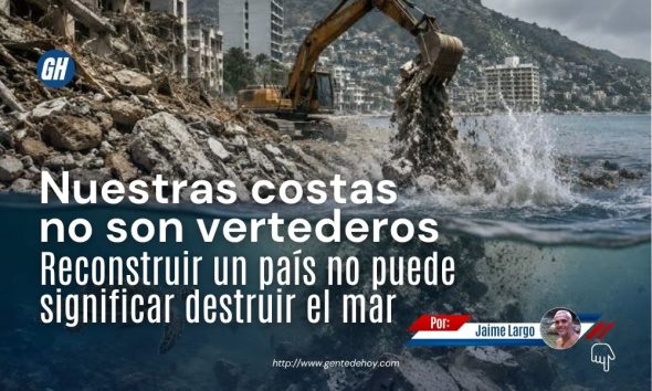 Los escombros generados por el doble evento sísmico requieren un manejo técnico que evite impactos irreversibles sobre los ecosistemas marinos.