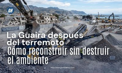 Una planta trituradora de concreto permite transformar escombros en agregados reutilizables para nuevas obras de infraestructura, una tecnología aplicada con éxito en varios países después de grandes terremotos. Foto referencial creada con IA