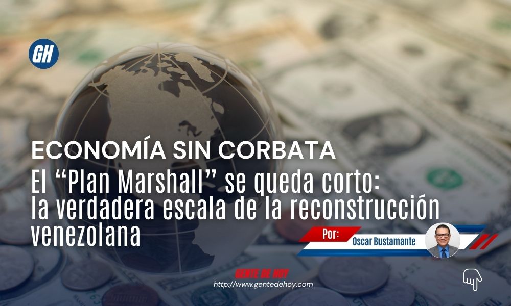 La magnitud del deterioro nacional obliga a pensar en un modelo de reconstrucción que supere el precedente histórico del Plan Marshall