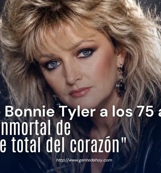 La cantante galesa dejó una huella imborrable en la historia del pop gracias a su interpretación de Total Eclipse of the Heart.