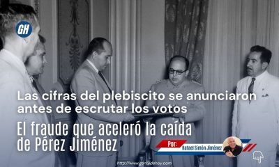 Marcos Pérez Jiménez impulsó el plebiscito de 1957 para intentar extender su mandato por cinco años más.