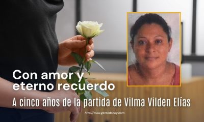 Con amor y eterno recuerdo: a cinco años de la partida de Vilma Vilden Elías