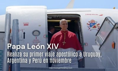 El Papa León XIV encabezará su primer viaje apostólico a Sudamérica del 6 al 17 de noviembre de 2026.
