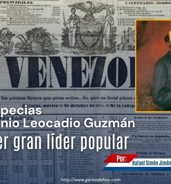 Antonio Leocadio Guzmán, fundador del Partido Liberal venezolano y una de las figuras políticas más influyentes del siglo XIX.