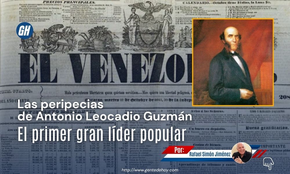 Antonio Leocadio Guzmán, fundador del Partido Liberal venezolano y una de las figuras políticas más influyentes del siglo XIX.