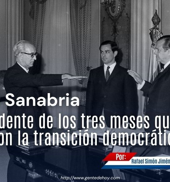 Edgar Sanabria, académico y jurista venezolano, asumió la Presidencia de Venezuela durante los últimos meses de 1958.