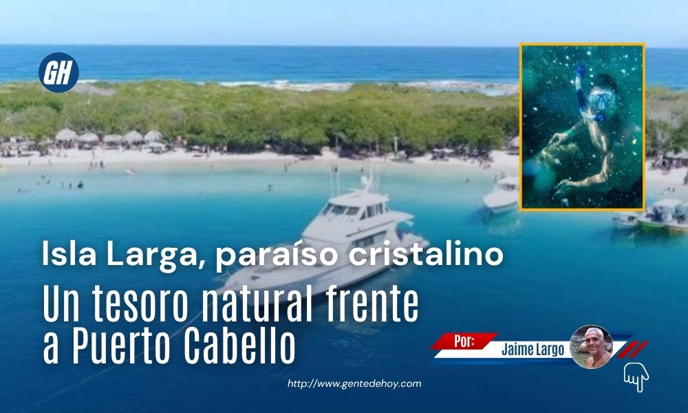 Las aguas cristalinas y el oleaje tranquilo convierten a Isla Larga en uno de los destinos naturales más atractivos de la costa carabobeña.