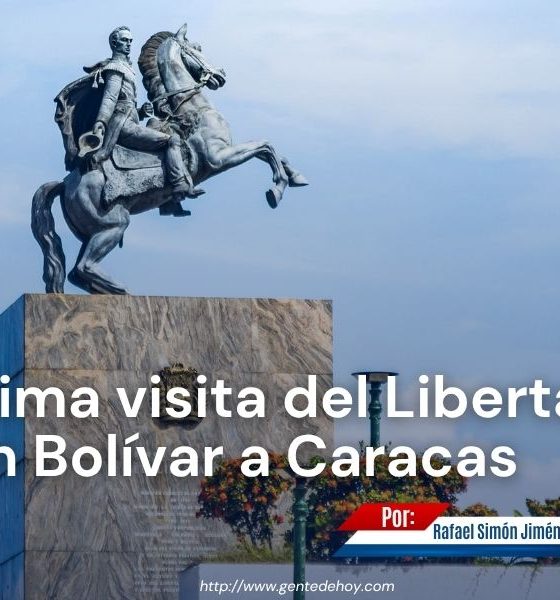 Simón Bolívar regresó a Caracas en 1827, en medio de una profunda crisis que amenazaba la unidad de Colombia.