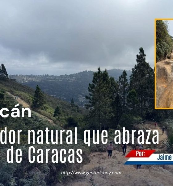 El Volcán ofrece una perspectiva privilegiada del valle de Caracas y del Parque Nacional El Ávila, también conocido como Waraira Repano