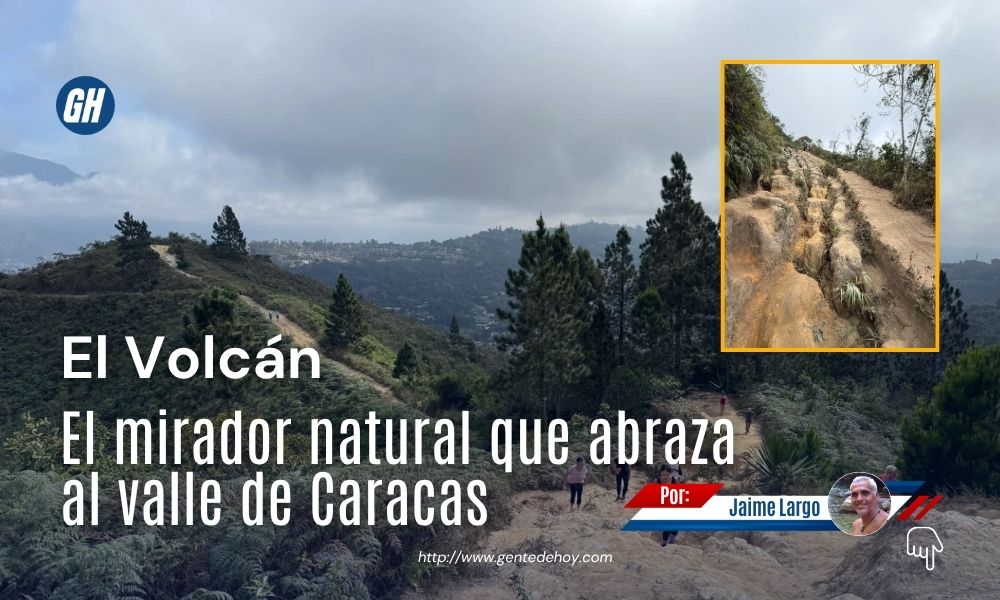 El Volcán ofrece una perspectiva privilegiada del valle de Caracas y del Parque Nacional El Ávila, también conocido como Waraira Repano