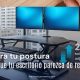 Con solo un soporte para levantar la computadora y una barra de luz, cualquier mesa pequeña se convierte en un espacio cómodo para trabajar sin dolor